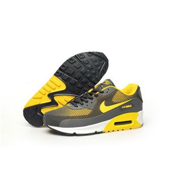 Nike Air Max 90 Kpu Tpu Mens Shoes Brown Yellow Hot Discount